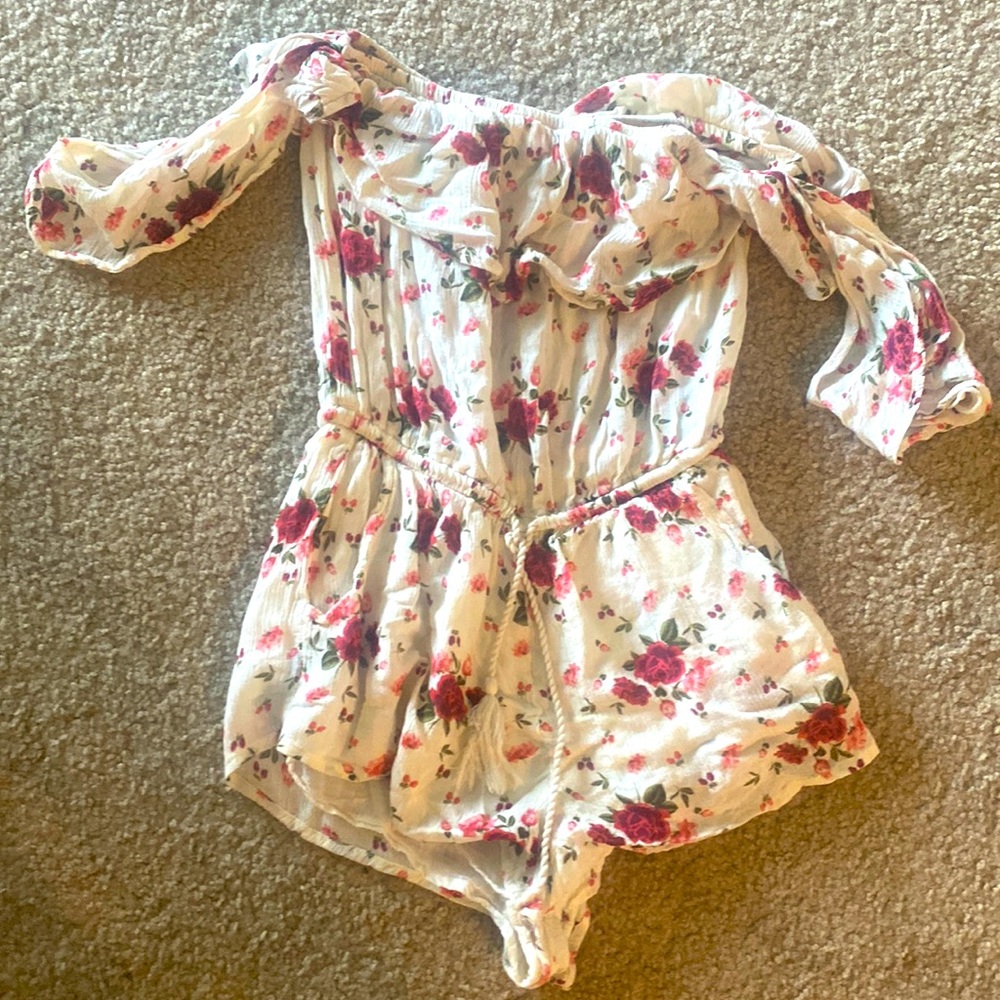Off the shoulder romper